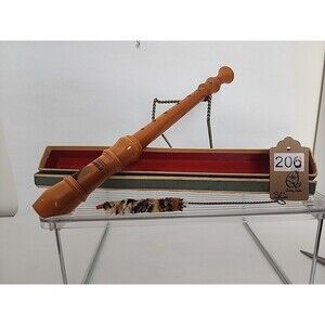 Hohner Solo-Luxus German Wooden Recorder with original box & cleaner vintage